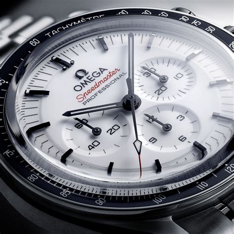 omega speedmaster professional white face|Omega Speedmaster white dial price.